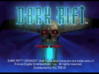 Dark Rift title screen for Nintendo 64